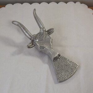 Vintage Bull Head Boot Jack, marked Mexico